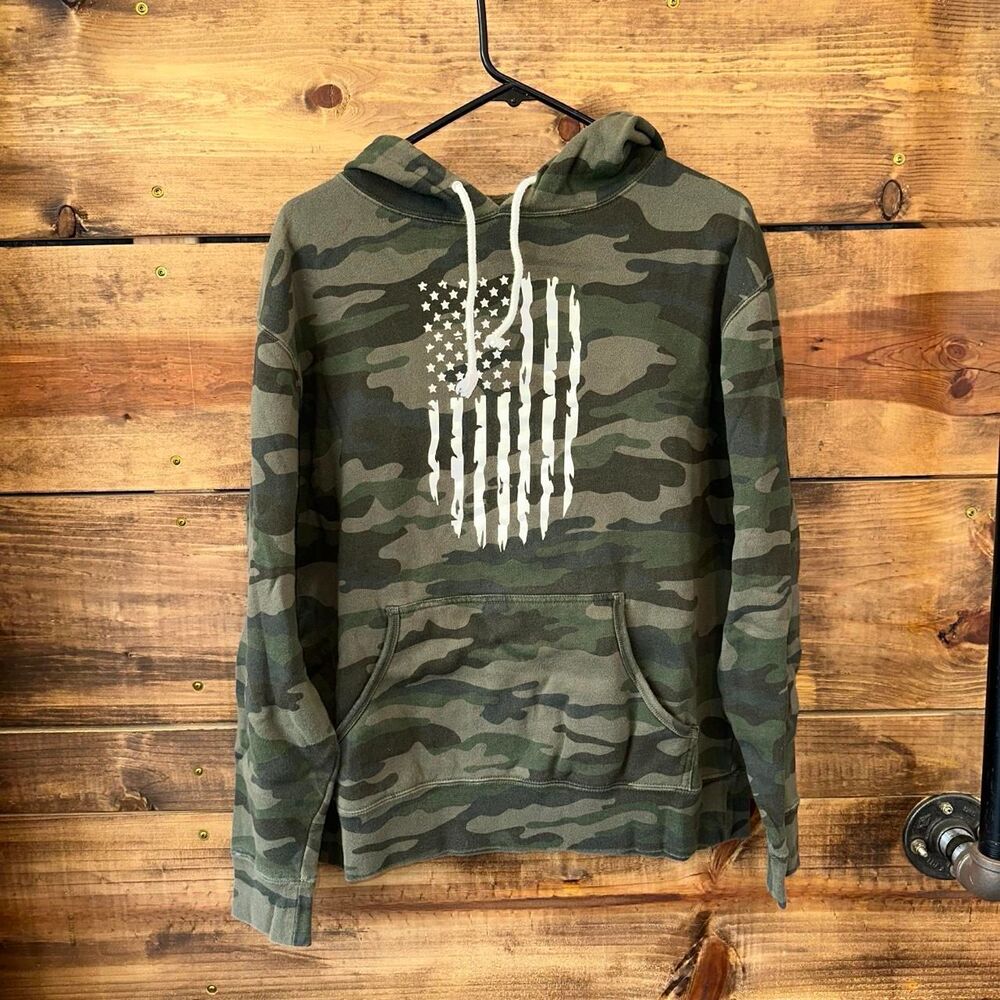 Unbranded Women's Green and Khaki Hoodie